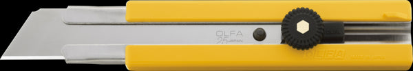 Olfa 25 mm H-1 / Sol Rubber Encart Utility Couteau avec une lame solide