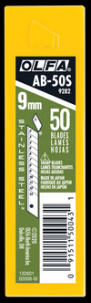 9mm AB-S Stainless Steel Snap Blades - 10 or 50 Pack - OLFA.com