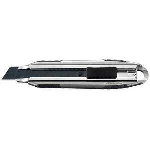 OLFA 18mm MXP-AL Die-Cast Aluminum Handle Auto-Lock Heavy Duty Utility Knife with Ultra-Sharp Black Blade