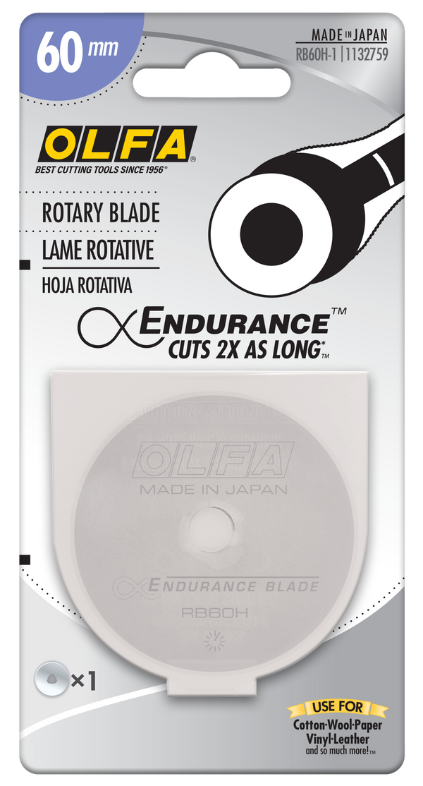 60mm RB60H-1 Endurance Blade, 1 or 2 Pack - OLFA.com