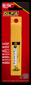 100mm BS-10B Dual-Edge Scraper Blades - 10 Pack - OLFA.com