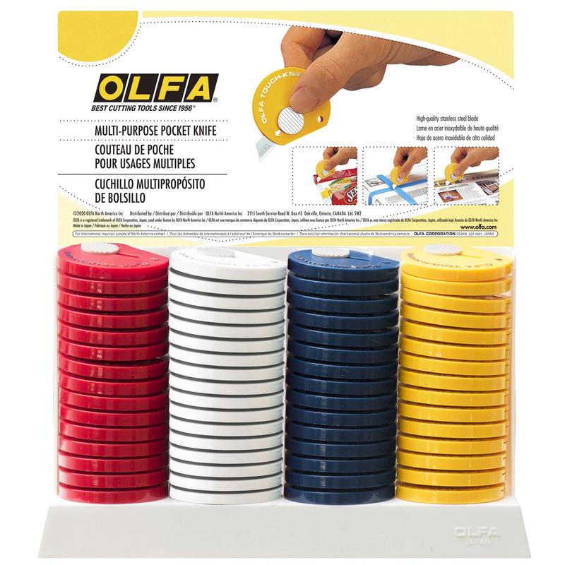 TK-4 Multi-Purpose Touch Knife - Yellow or Red - OLFA.com