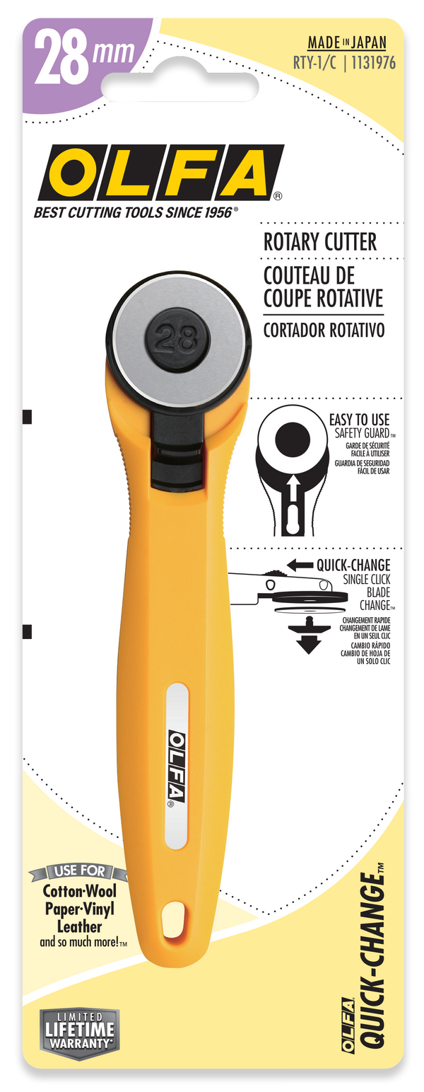 28mm RTY-1/C Quick-Change Rotary Cutter - OLFA.com