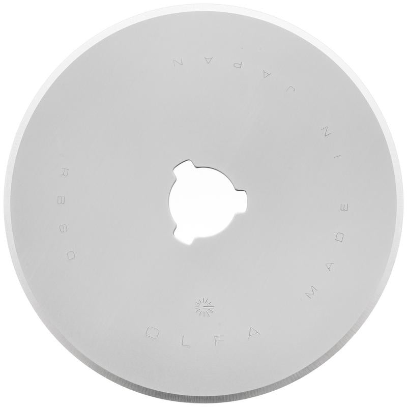 Official OLFA RB60-1 packaging with one 60mm tungsten steel rotary blade
