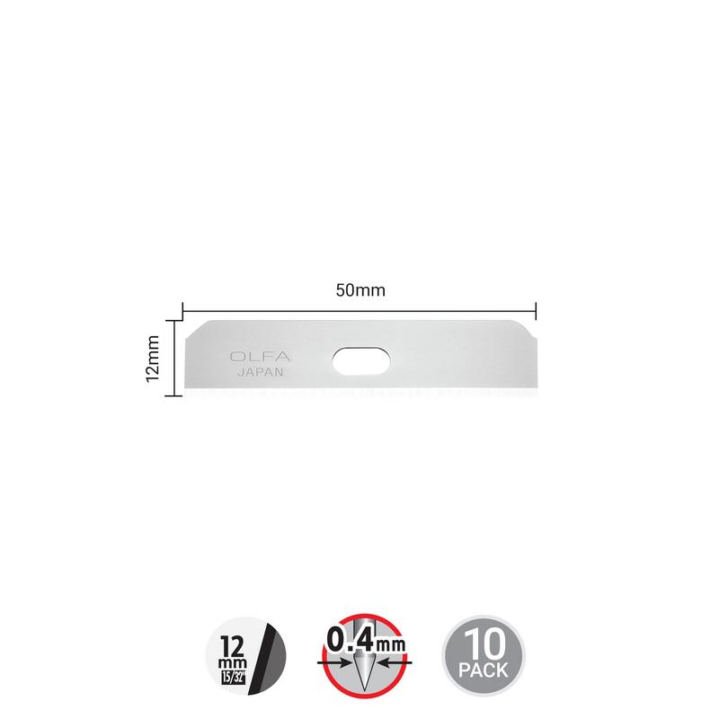 SKB-7 SK-7 Replacement Blade with 90° Slim Edge, Pack of 10 - OLFA.com