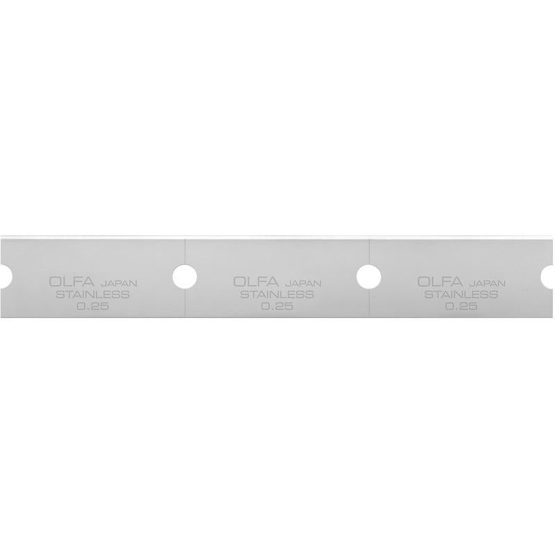 120mm GSB-1S Stainless Steel Glass Scraper Blade - 30 Pack - OLFA.com