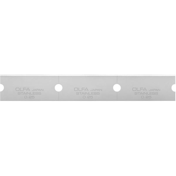 120mm GSB-1S Stainless Steel Glass Scraper Blade - 30 Pack - OLFA.com