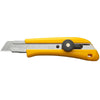 OLFA 18mm BN-L Ratchet Lock Basic Utility Knife, Utility Knife, Ratchet Lock Utility Knife, Silver Snap Blade