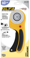 OLFA 60mm RTY-3/DX Ergonomic Rotary Cutter, Packaging
