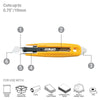 SK-9 Semi-Automatic Self-Retracting Safety Knife with Tape Splitter - OLFA.com