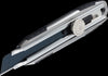 OLFA 18mm MXP-L Die-Cast Aluminum Handle Ratchet Knife, Ratchet Knife, Black Snap Blades