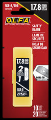 SKB-8 SK-8 Replacement Blade with 90° Edge, Pack of 10 - OLFA.com