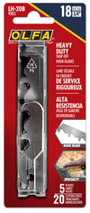 18mm LH-20B Hook Snap Blades - 5 Pack - OLFA.com