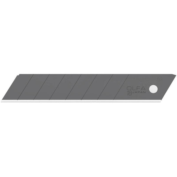 18mm LBB Ultra-Sharp Black Snap Blade - 10, 50, or 100 Packs - OLFA.com