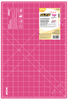 OLFA RM-CG/PIK 12" x 18" Double-Sided, Self-Healing Rotary Mat, Pink, Quilting, Crafting, Sewing, Packaging