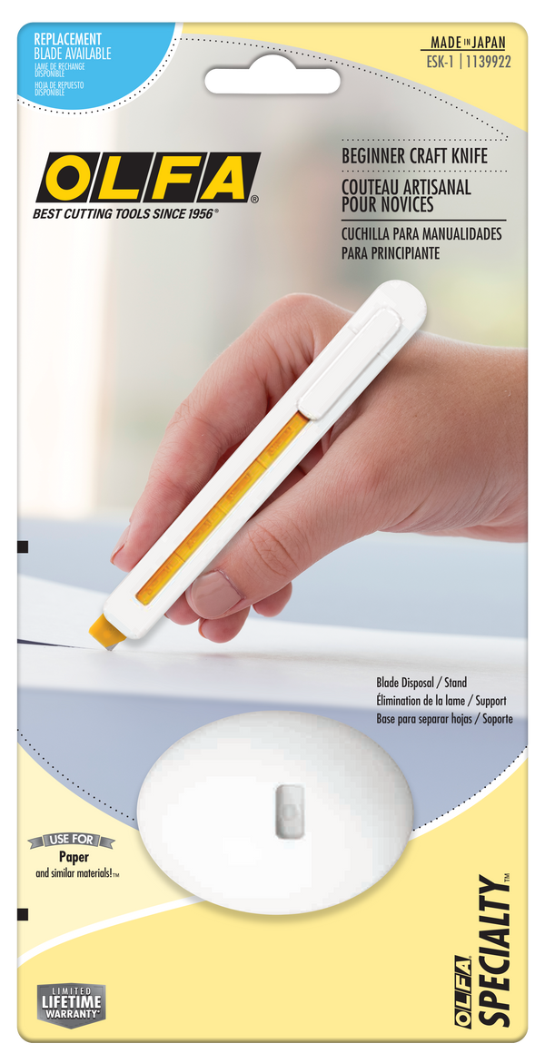 ESK-1 Beginner Craft Knife with Stand - OLFA.com