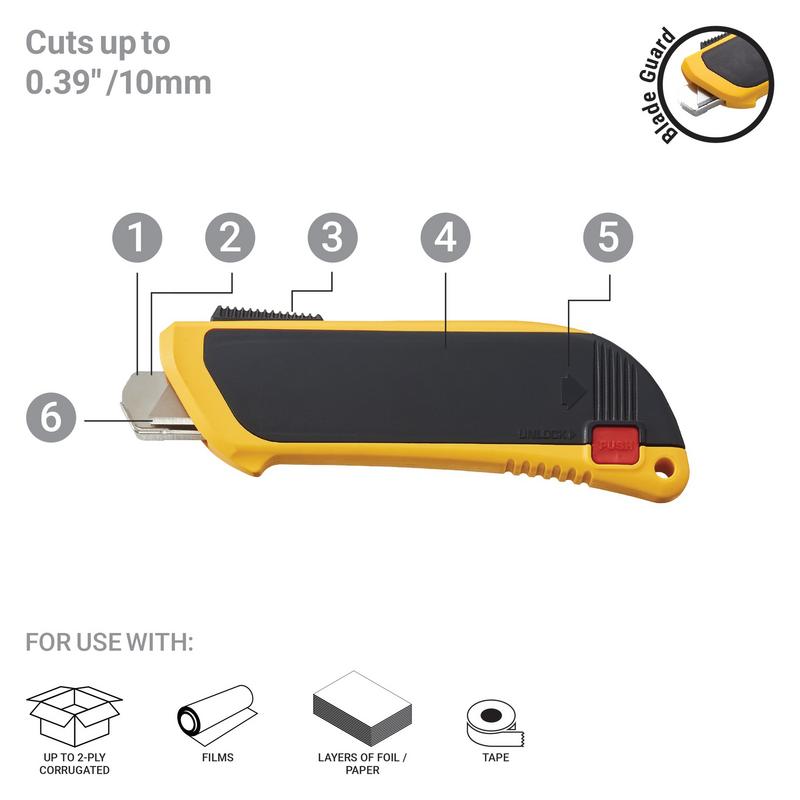 SK-6 Fully-Automatic Safety Knife with Blade Guard - OLFA.com