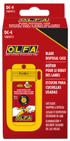 OLFA DC-4 Blade Disposal Can with Mounting Hole, in package