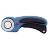 OLFA RTY-2DX/PBL Ergonomic 45 mm Rotary Cutter, Pacific Blue With Self-Retracting Rotary Blade And Curved Handle