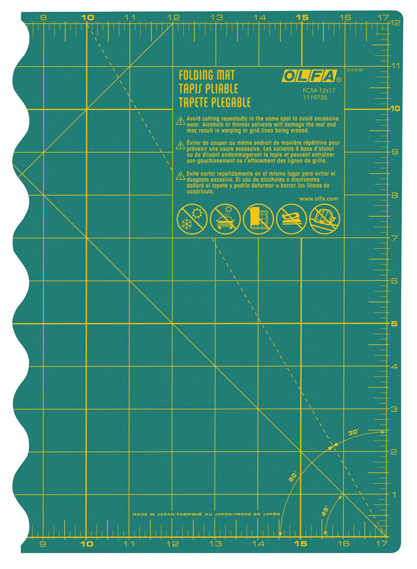 FCM-12x17 12" x 17" Folding Cutting Mat - OLFA.com