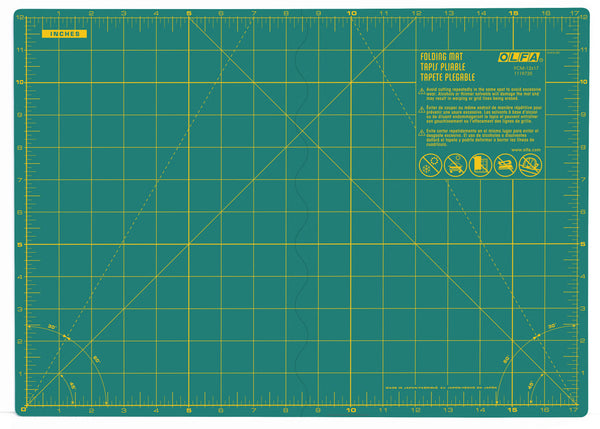 FCM-12x17 12" x 17" Folding Cutting Mat - OLFA.com
