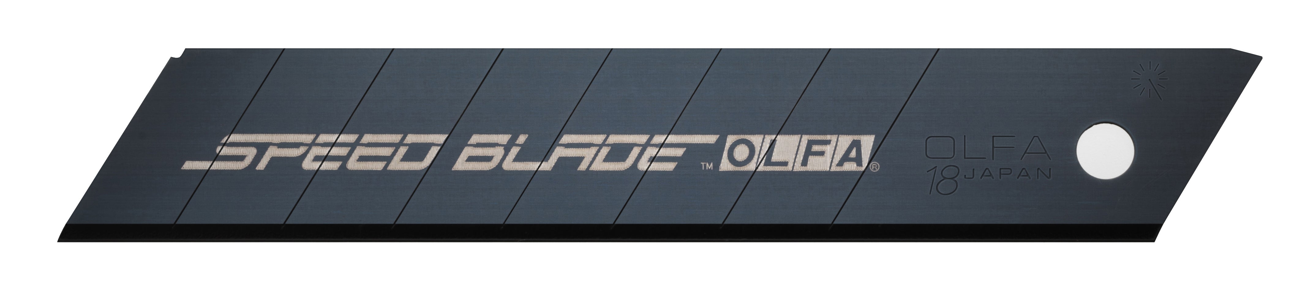 18mm LFB-10B Ultra-Sharp Black Speed Blade, 10-Pack - OLFA.com