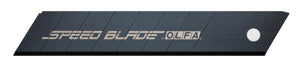 OLFA 18mm LFB-10B Ultra-Sharp Heavy-Duty Black Speed Blades - 10 Pack