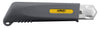 Backside of OLFA 25mm NH-1 Rubber Grip Ratchet-Lock Utility Knife with Ultra-Sharp Black Blades