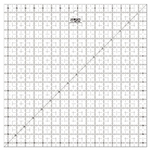 OLFA QR-16S 16 1/2" Square Frosted Acrylic Ruler, acrylic ruler, frosted acrylic ruler