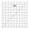 OLFA Frosted Acrylic Ruler QR-9S 9 1/2" in. Square, Non-Slip, Gridlines For Accuracy And Precision