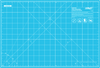 RM-CG/AQA 12" x 18" Double-Sided, Self-Healing Rotary Mat, Aqua - OLFA.com