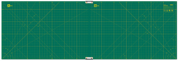 RM-CLIPS/2 23" x 70" Continuous Grid, Double-Sided, Self-Healing Rotary Mat Set - OLFA.com