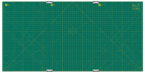 OLFA RM-CLIPS/3 35" x 70" Continuous Grid Double-Sided Self-Healing Rotary Mat Set, Rotary Mat, Self Healing Rotary Mat