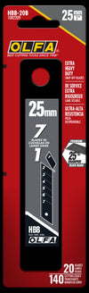 25mm HBB Ultra-Sharp Black Snap Blade - 5, 10, 20, or 40 Packs - OLFA.com