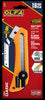 OLFA 18mm CL Depth Control Utility Knife with tough silver snap-off blade, in package.