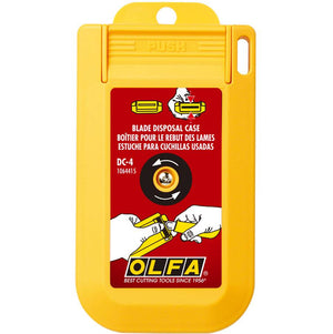 OLFA DC-4 Blade Disposal Can with Mounting Hole, Disposal Case, Blade Disposal, Blade Disposal Case