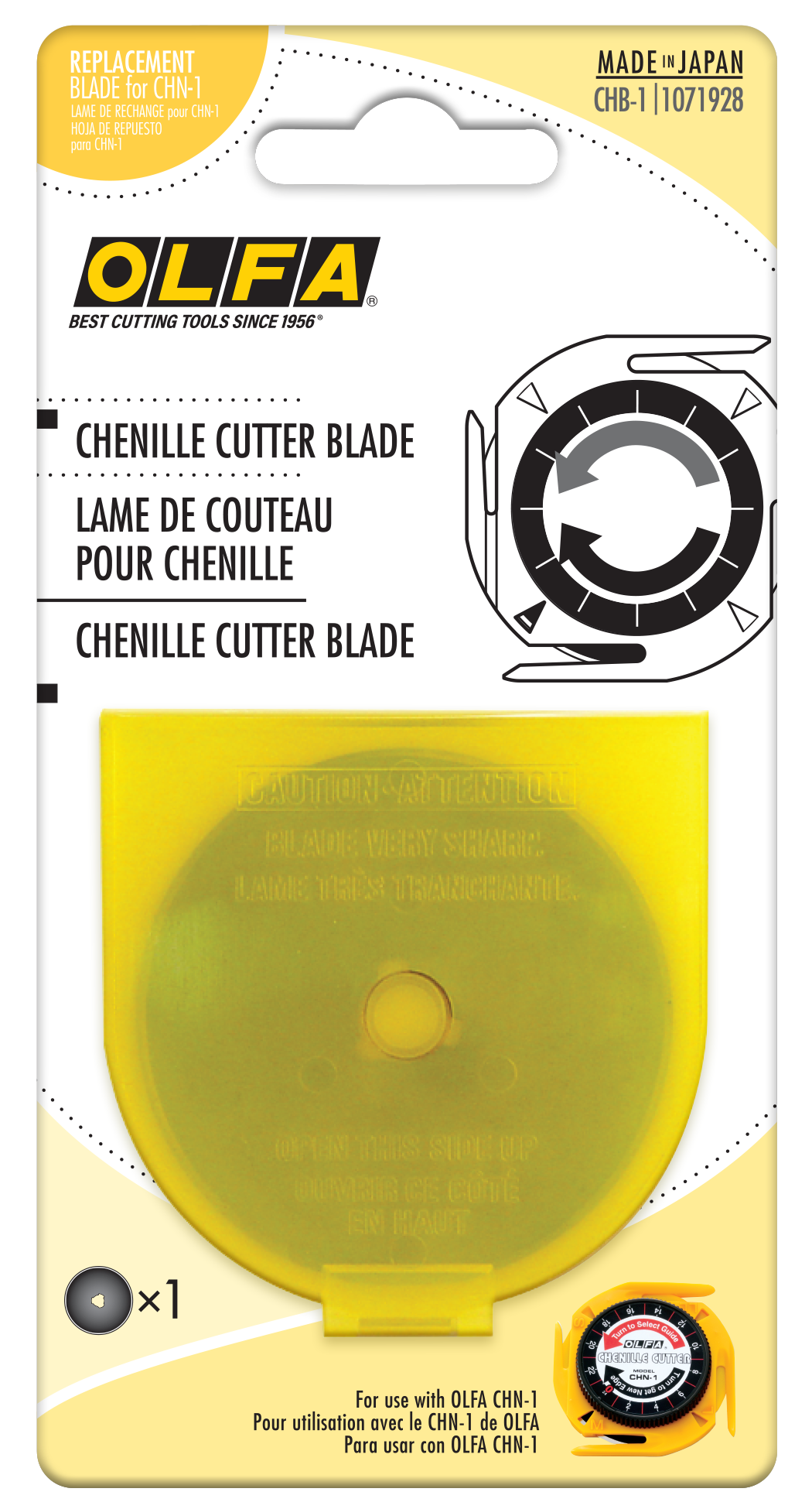 CHB-1 Chenille/Textile Blade, 1pk - OLFA.com
