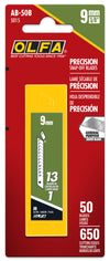 9mm AB Silver Snap Blades - 5, 10 or 50 Pack - OLFA.com