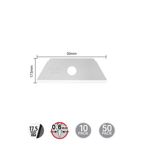 RSKB Round Tip Dual-Edge Safety Blade - 10 or 50 Packs - OLFA.com