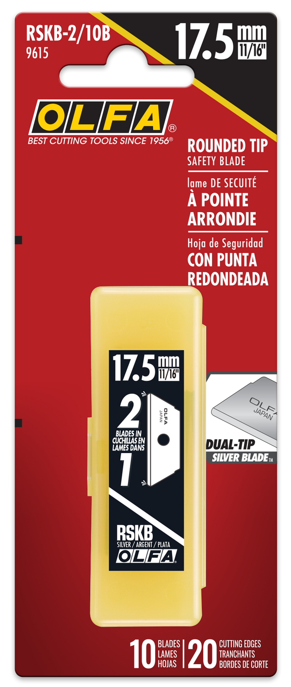 RSKB Round Tip Dual-Edge Safety Blade - 10 or 50 Packs - OLFA.com