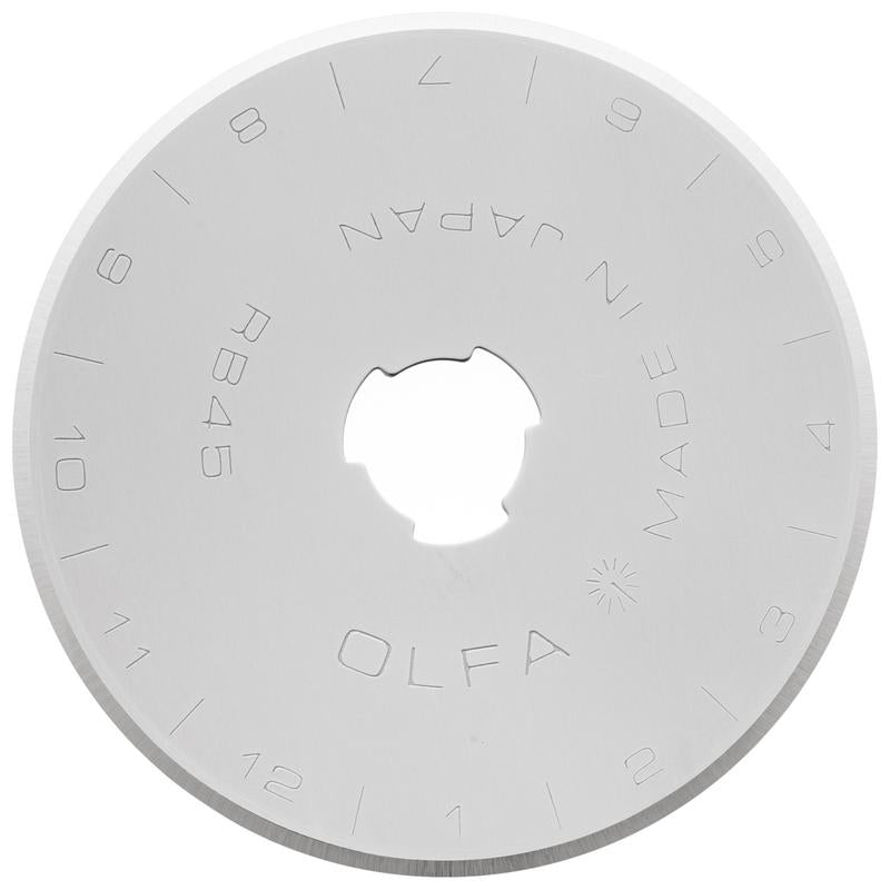 OLFA 45mm Rotary Cutter Wave Blade, 1 Blade (WAB45-1) - Stainless Steel  Circular Decorative Edge Blade for Crafts, Sewing, Quilting, Scrapbooking,  Fits Most 45mm Rotary Cutters