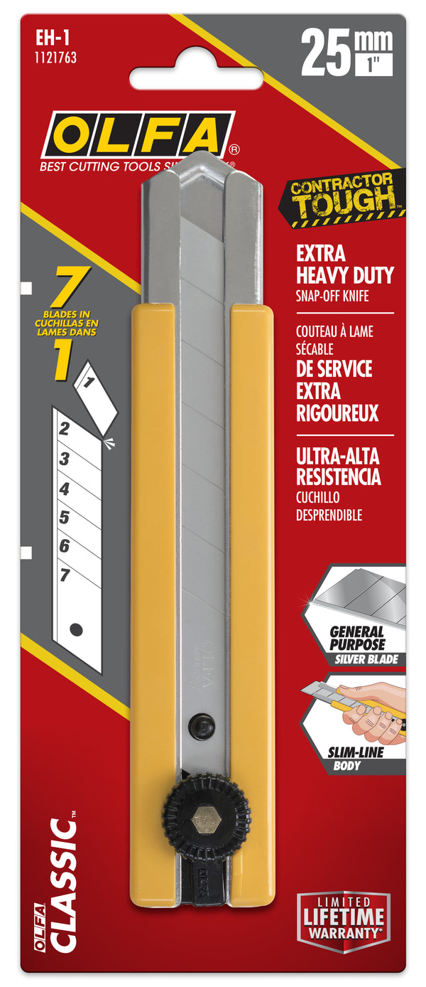 25mm EH-1 Extra Heavy Duty Utility Knife - OLFA.com