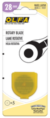 OLFA RB28-5 28mm Rotary Blade, 5pk, packaging